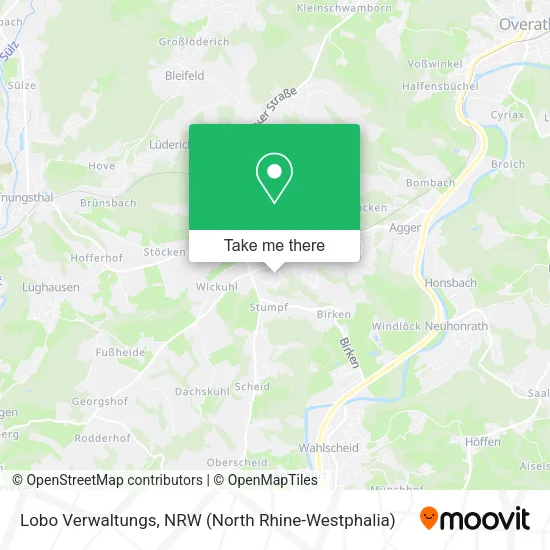 Карта Lobo Verwaltungs