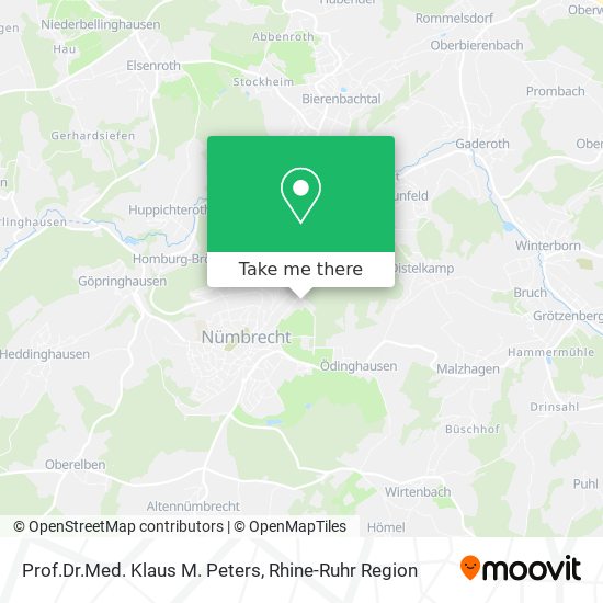 Prof.Dr.Med. Klaus M. Peters map