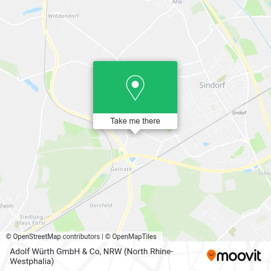 Adolf Würth GmbH & Co map