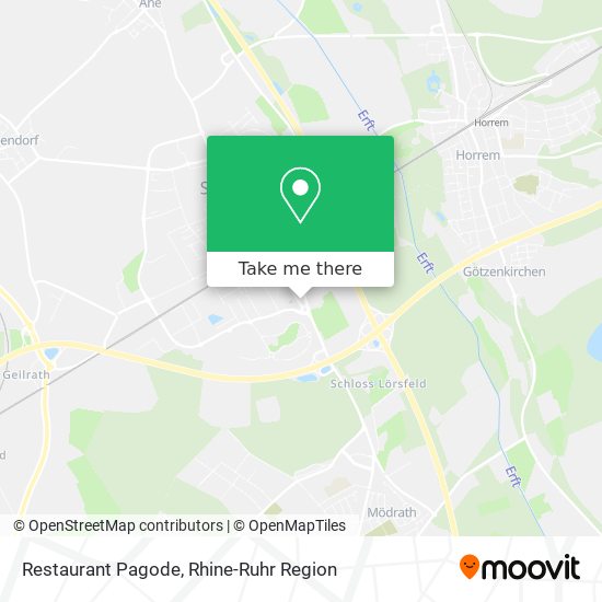 Restaurant Pagode map