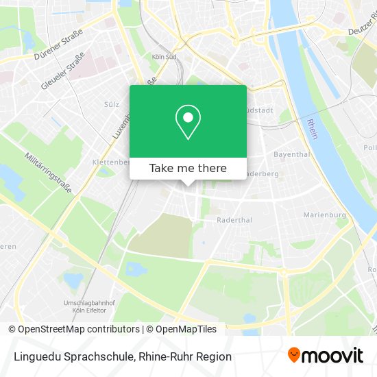 Linguedu Sprachschule map