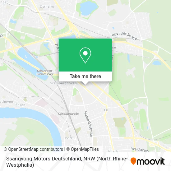 Карта Ssangyong Motors Deutschland