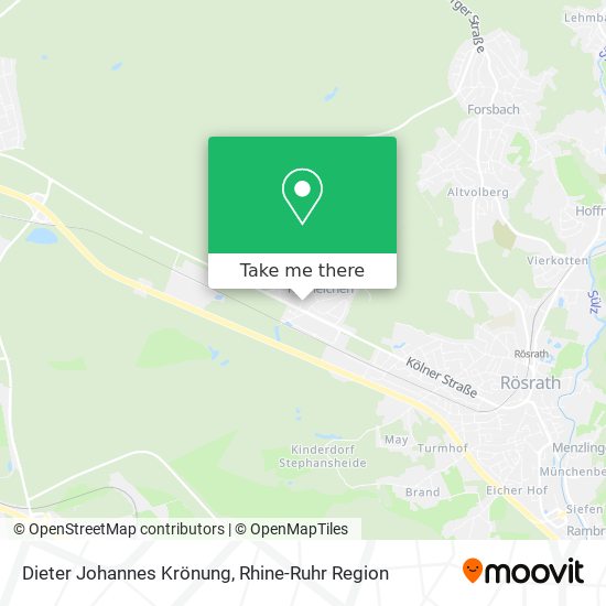 Dieter Johannes Krönung map