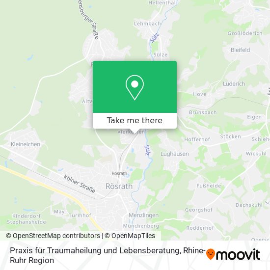 Praxis für Traumaheilung und Lebensberatung map