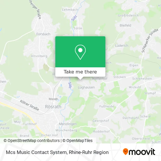 Карта Mcs Music Contact System