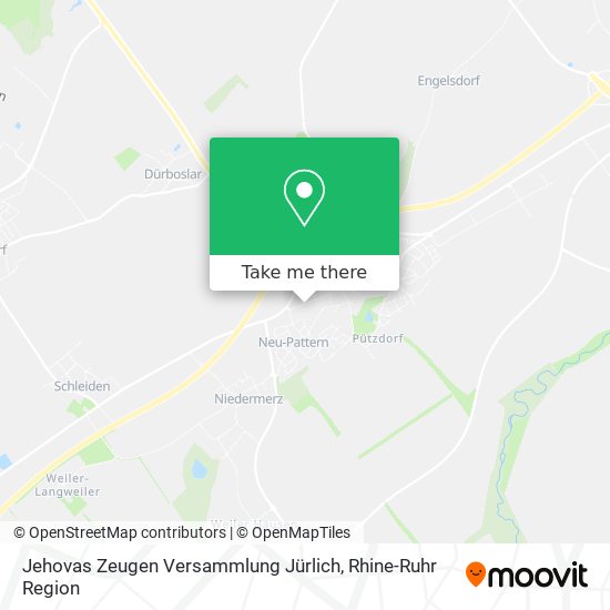 Jehovas Zeugen Versammlung Jürlich map