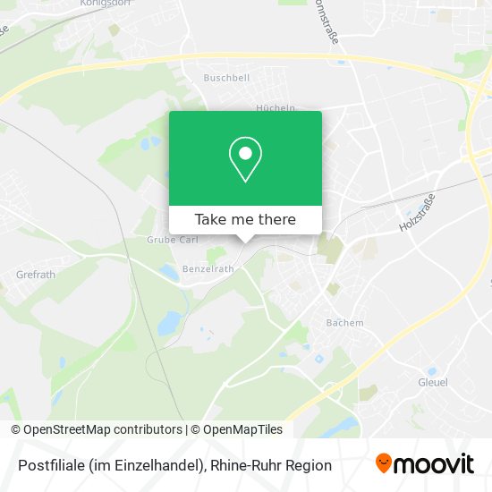Postfiliale (im Einzelhandel) map