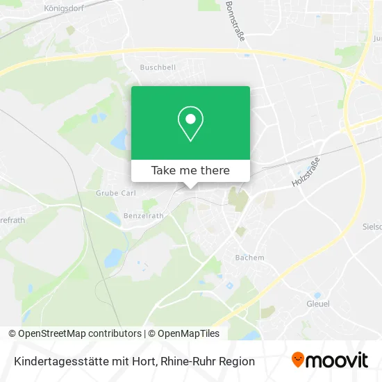 Карта Kindertagesstätte mit Hort