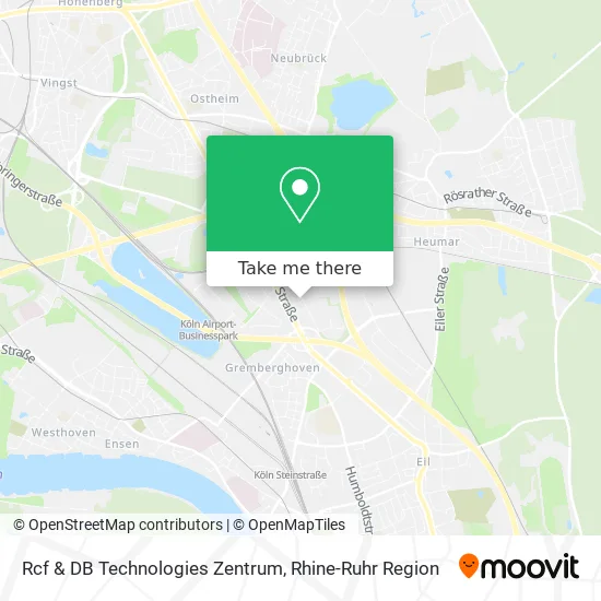 Карта Rcf & DB Technologies Zentrum