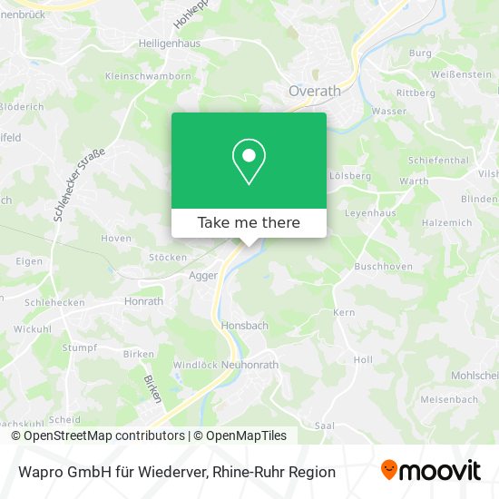 Wapro GmbH für Wiederver map