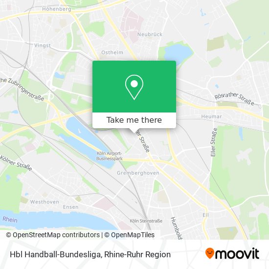 Hbl Handball-Bundesliga map