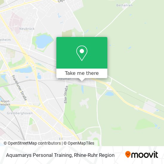 Aquamarys Personal Training map