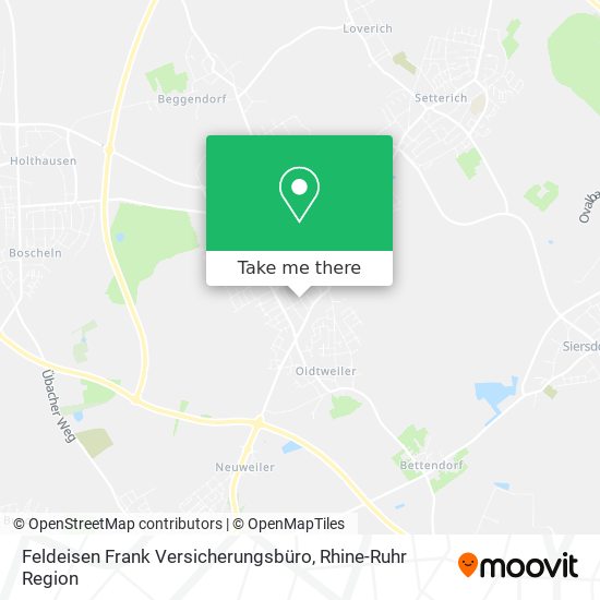 Карта Feldeisen Frank Versicherungsbüro
