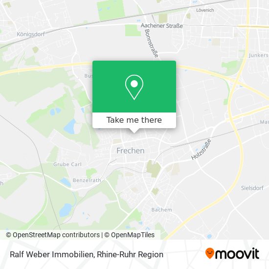 Ralf Weber Immobilien map