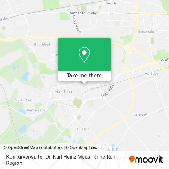 Konkurverwalter Dr. Karl Heinz Maus map