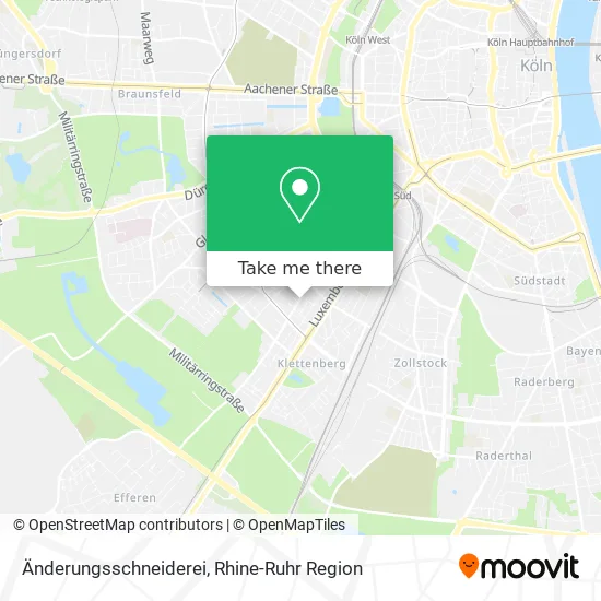 Карта Änderungsschneiderei