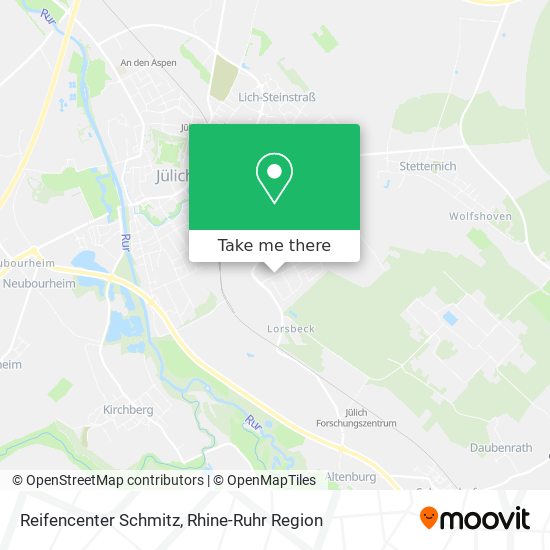 Reifencenter Schmitz map