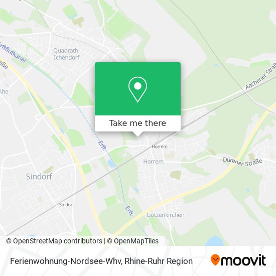 Ferienwohnung-Nordsee-Whv map