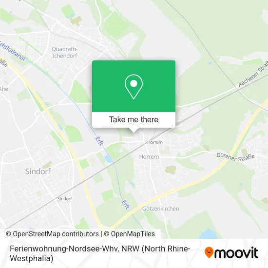 Карта Ferienwohnung-Nordsee-Whv
