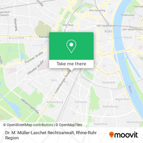 Dr. M. Müller-Laschet Rechtsanwalt map