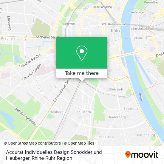 Карта Accurat Individuelles Design Schödder und Heuberger