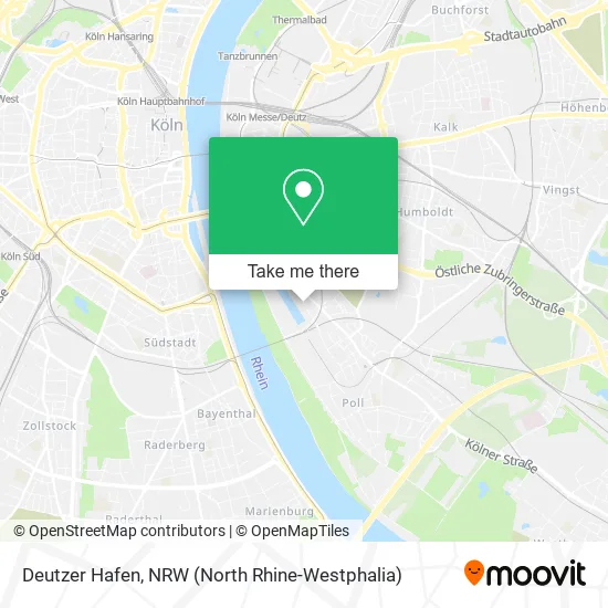 Карта Deutzer Hafen