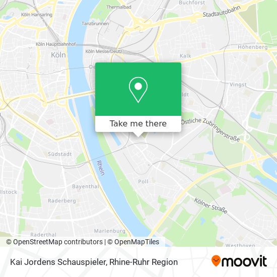 Kai Jordens Schauspieler map