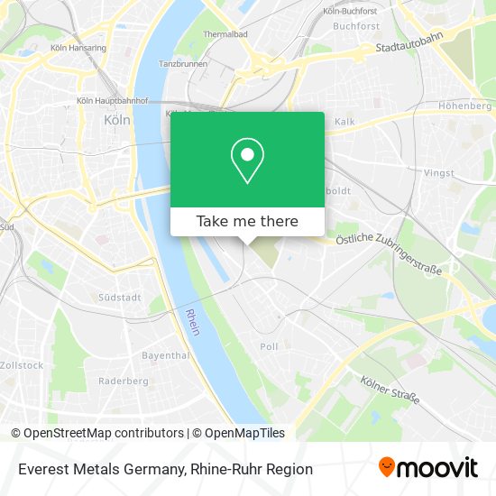 Everest Metals Germany map