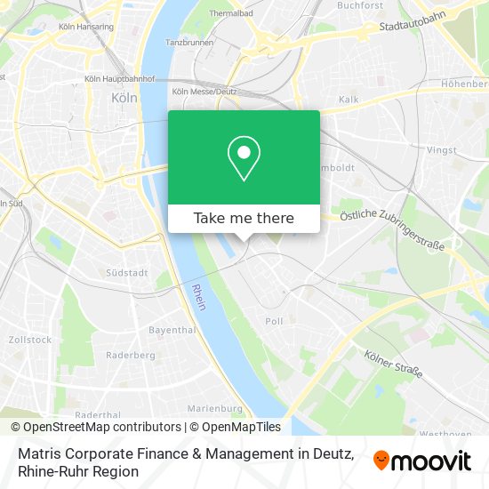 Matris Corporate Finance & Management in Deutz map