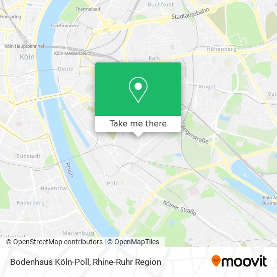 Bodenhaus Köln-Poll map