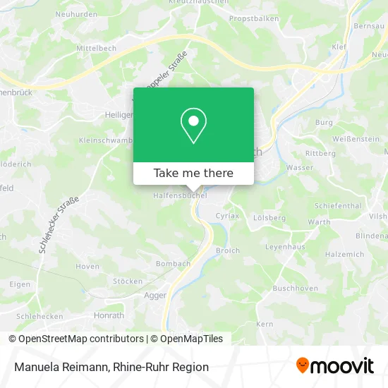 Карта Manuela Reimann