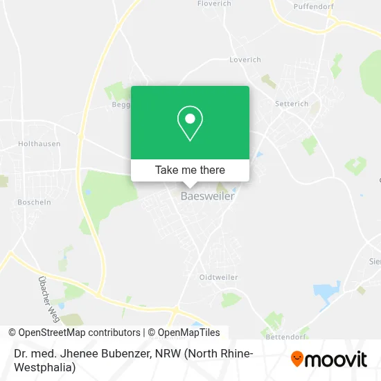 Dr. med. Jhenee Bubenzer map