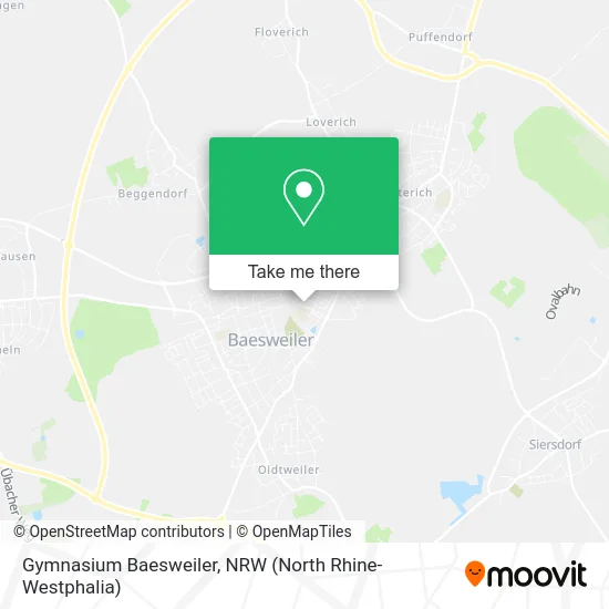 Карта Gymnasium Baesweiler