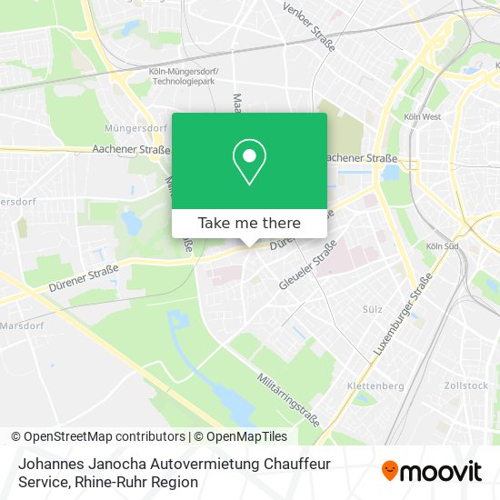 Карта Johannes Janocha Autovermietung Chauffeur Service