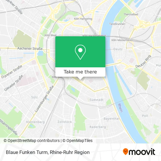 Карта Blaue Funken Turm