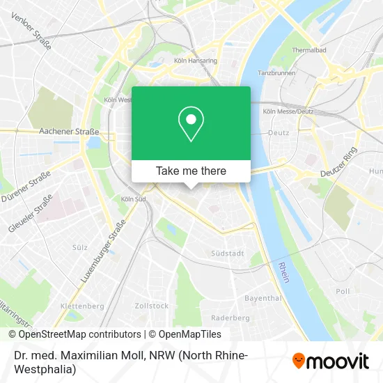 Карта Dr. med. Maximilian Moll