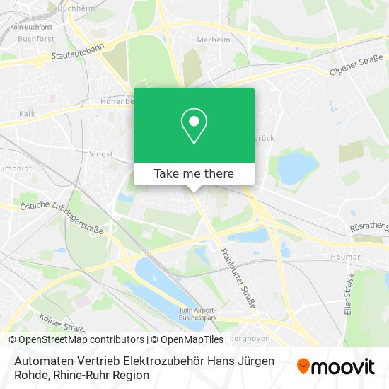 Карта Automaten-Vertrieb Elektrozubehör Hans Jürgen Rohde