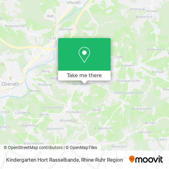 Карта Kindergarten Hort Rasselbande