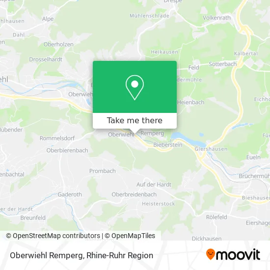 Карта Oberwiehl Remperg