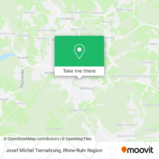 Карта Josef Michel Tiernahrung