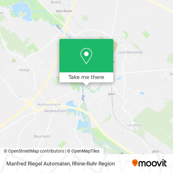 Manfred Riegel Automaten map