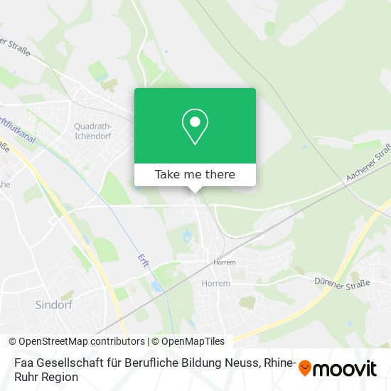 Faa Gesellschaft für Berufliche Bildung Neuss map