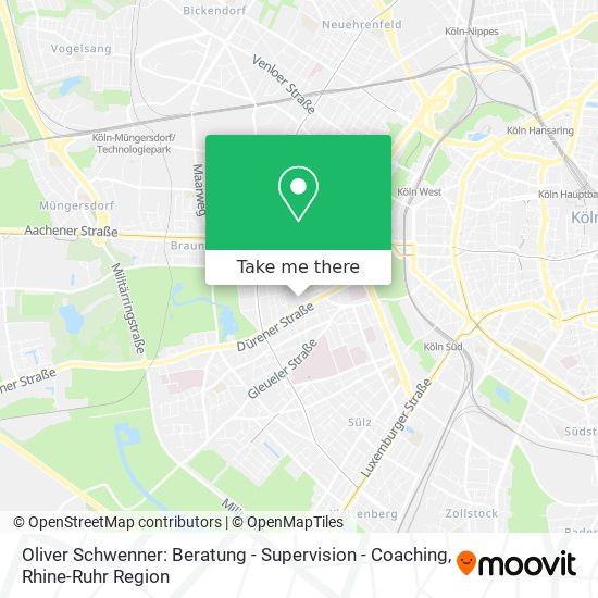 Oliver Schwenner: Beratung - Supervision - Coaching map