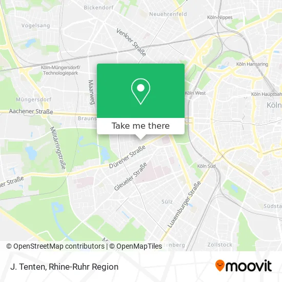 Карта J. Tenten