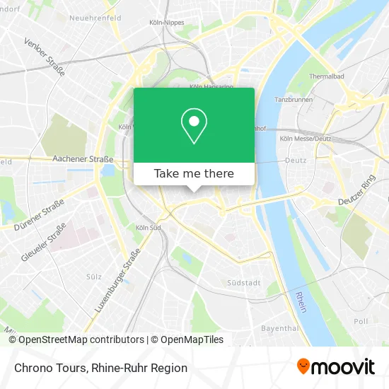 Карта Chrono Tours