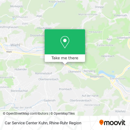 Car Service Center Kuhn map