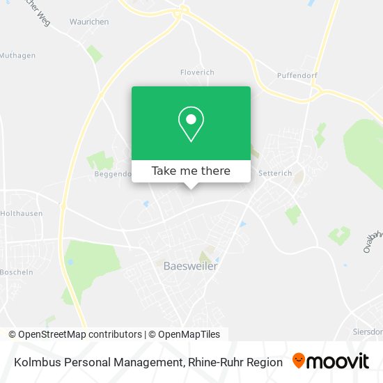 Kolmbus Personal Management map