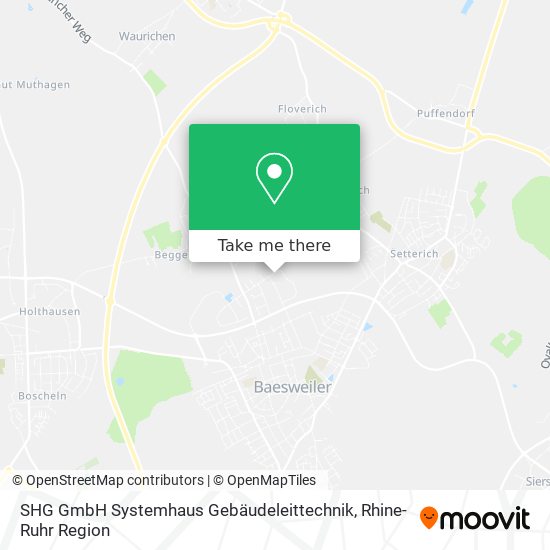 Карта SHG GmbH Systemhaus Gebäudeleittechnik