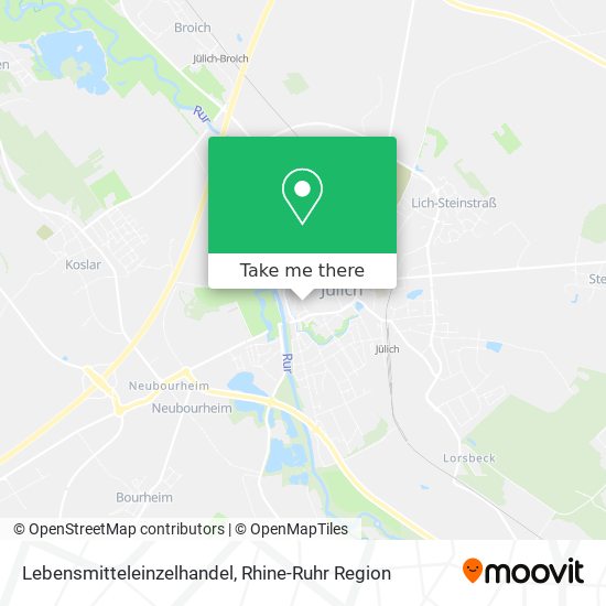 Lebensmitteleinzelhandel map