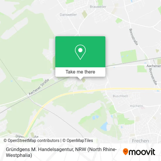 Карта Gründgens M. Handelsagentur